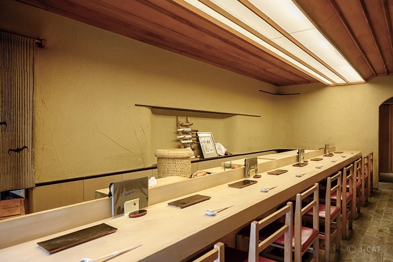 Sushi Kibatani restaurant in Kanazawa, Japan