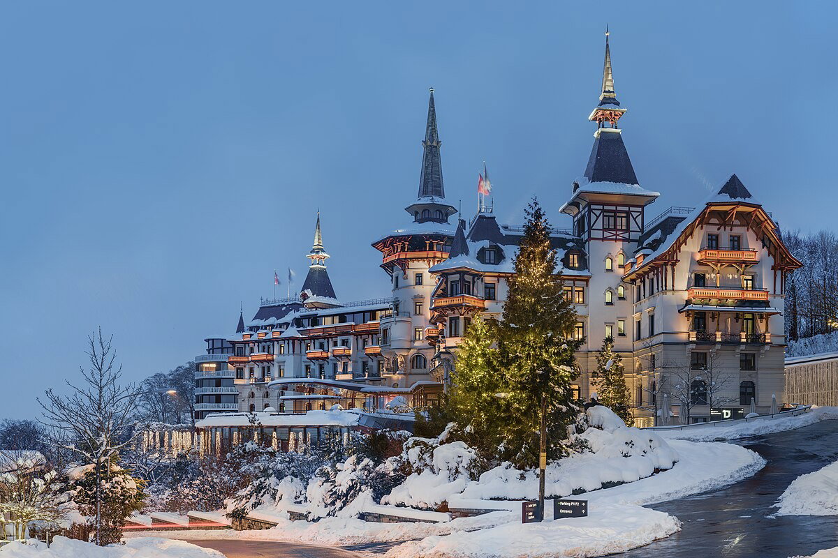 The Dolder Grand hotel in Zurich, Switzerland