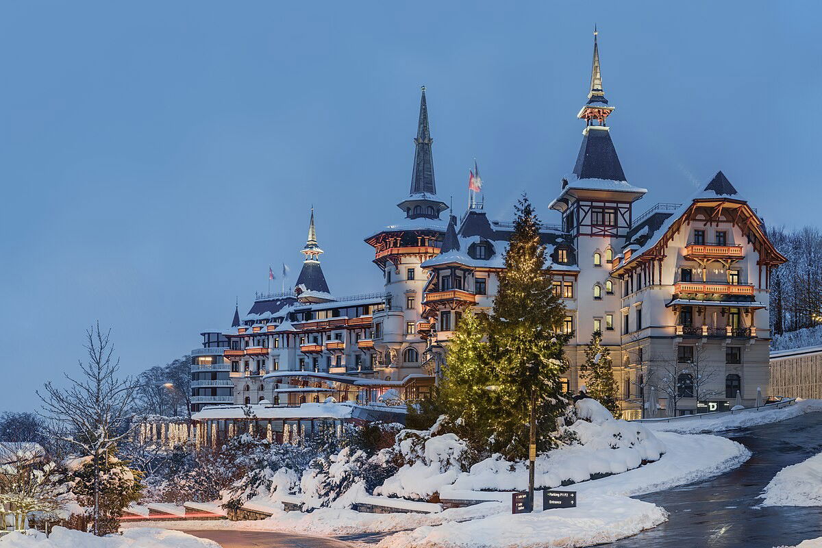 The Dolder Grand hotel in Zurich, Switzerland