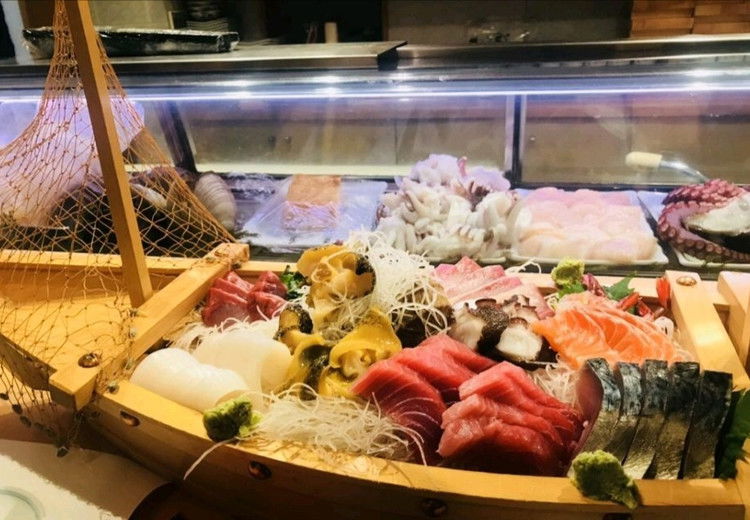 Hatsunezushi restaurant in Tokyo, Japan