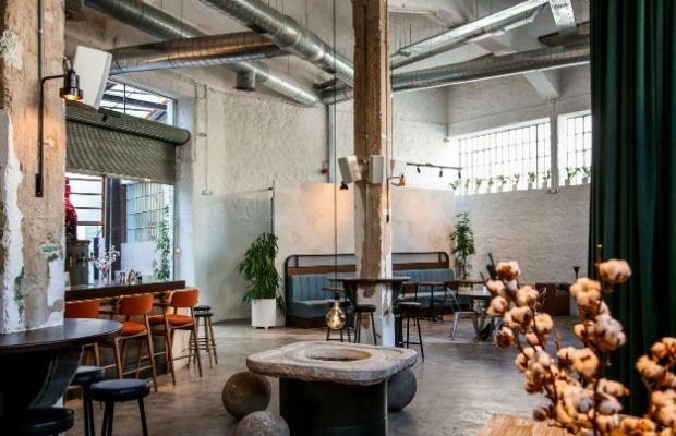 Line bar in Athens, Greece