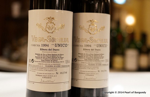Vega Sicilia Unico, Ribera del Duero, Spain