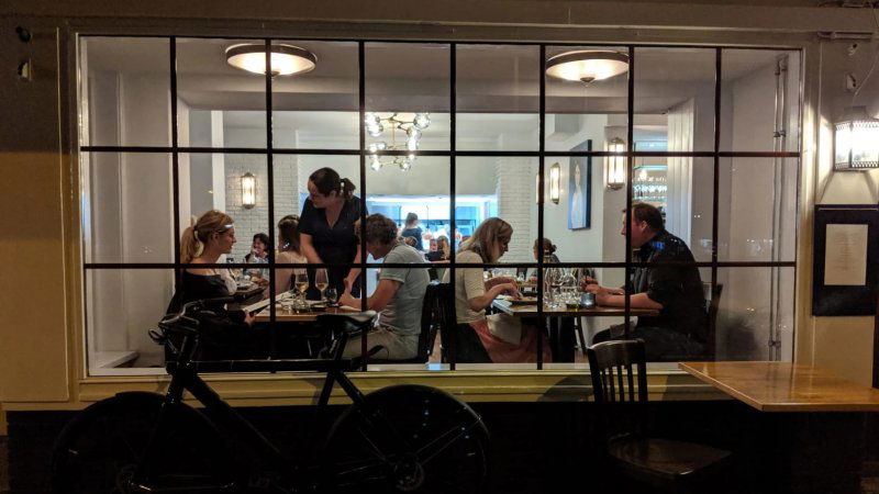 Lazuur restaurant in Amsterdam, Netherlands