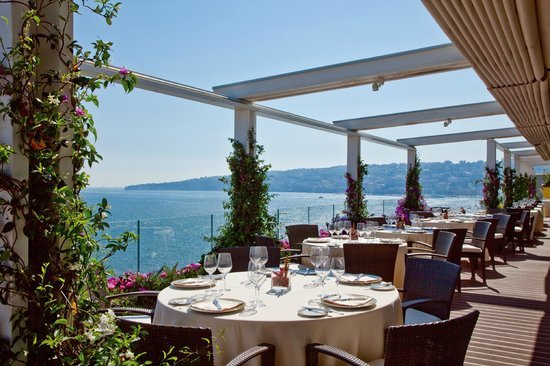 Caruso Roof Garden restaurant in Naples, Italy