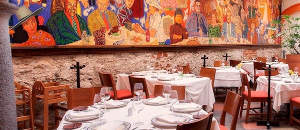 El Mural de los Poblanos restaurant in Heroica Puebla de Zaragoza, Mexico
