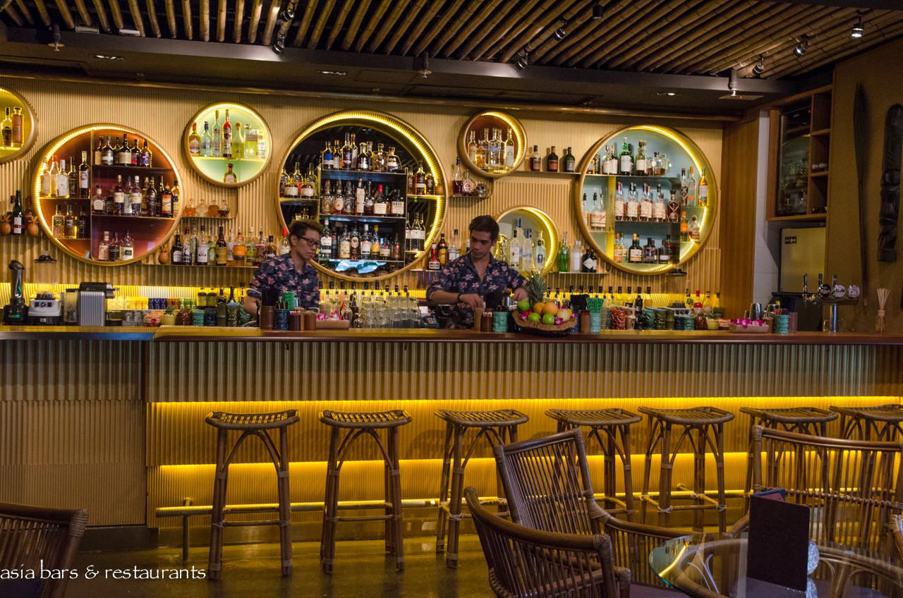 Mahalo Tiki Lounge bar in Hong Kong