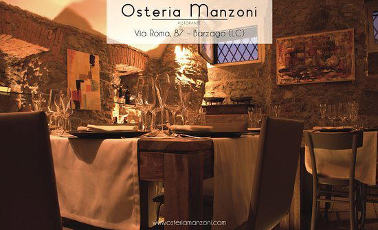 Osteria Manzoni restaurant in Barzago, Italy