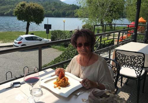 La Quartina restaurant in Mergozzo, Italy