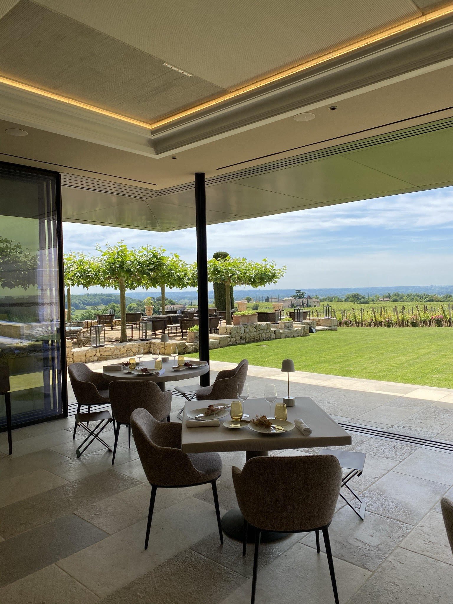 Les Belles Perdrix de Troplong Mondot restaurant in Saint-Emilion, France