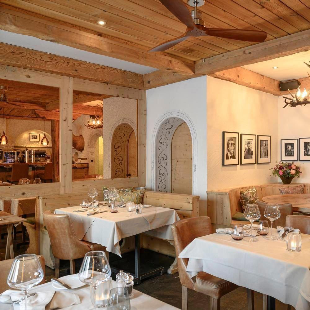 Dal Mulin restaurant in St. Moritz