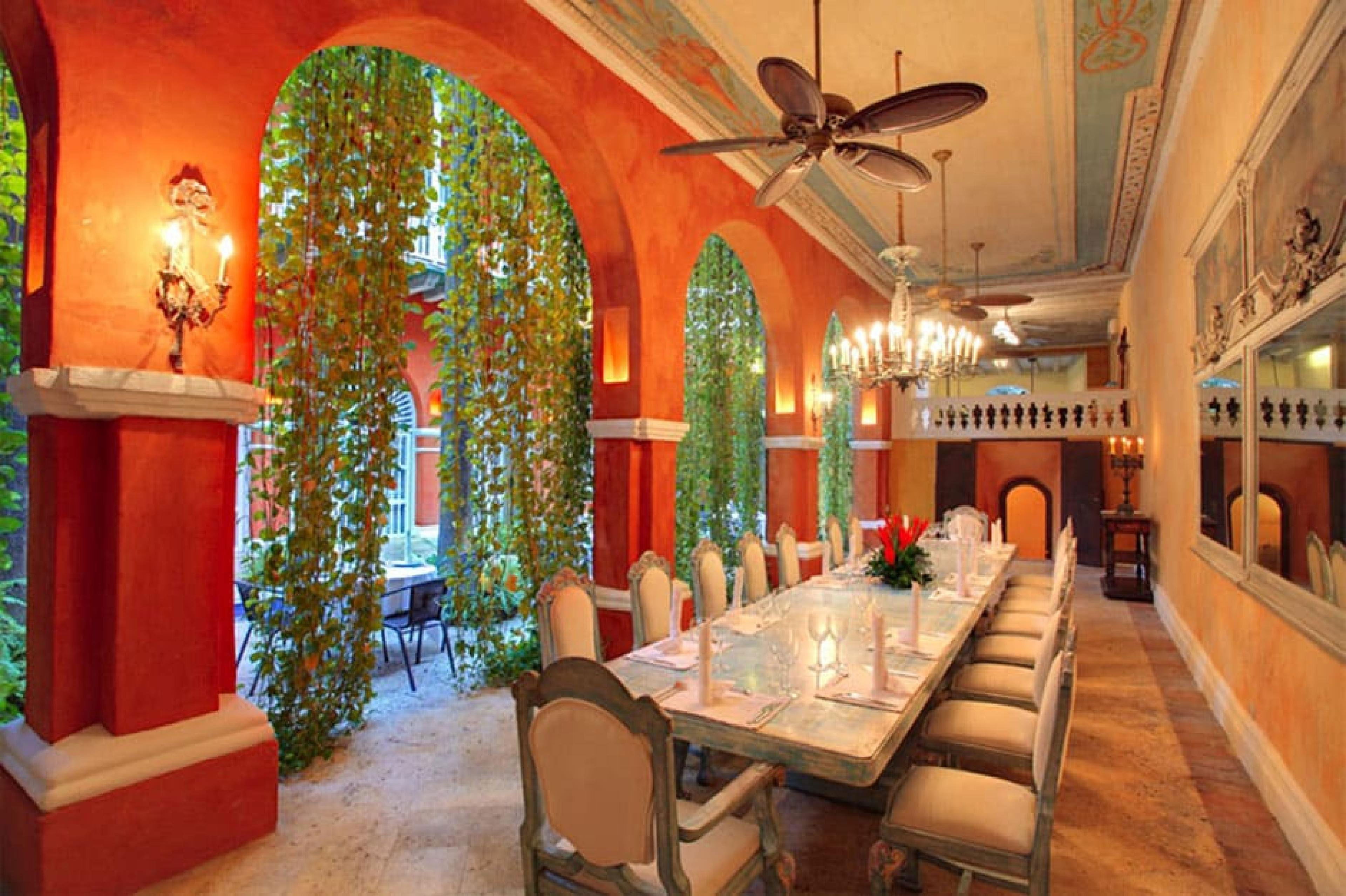 Casa Pestagua restaurant in Cartagena, Colombia