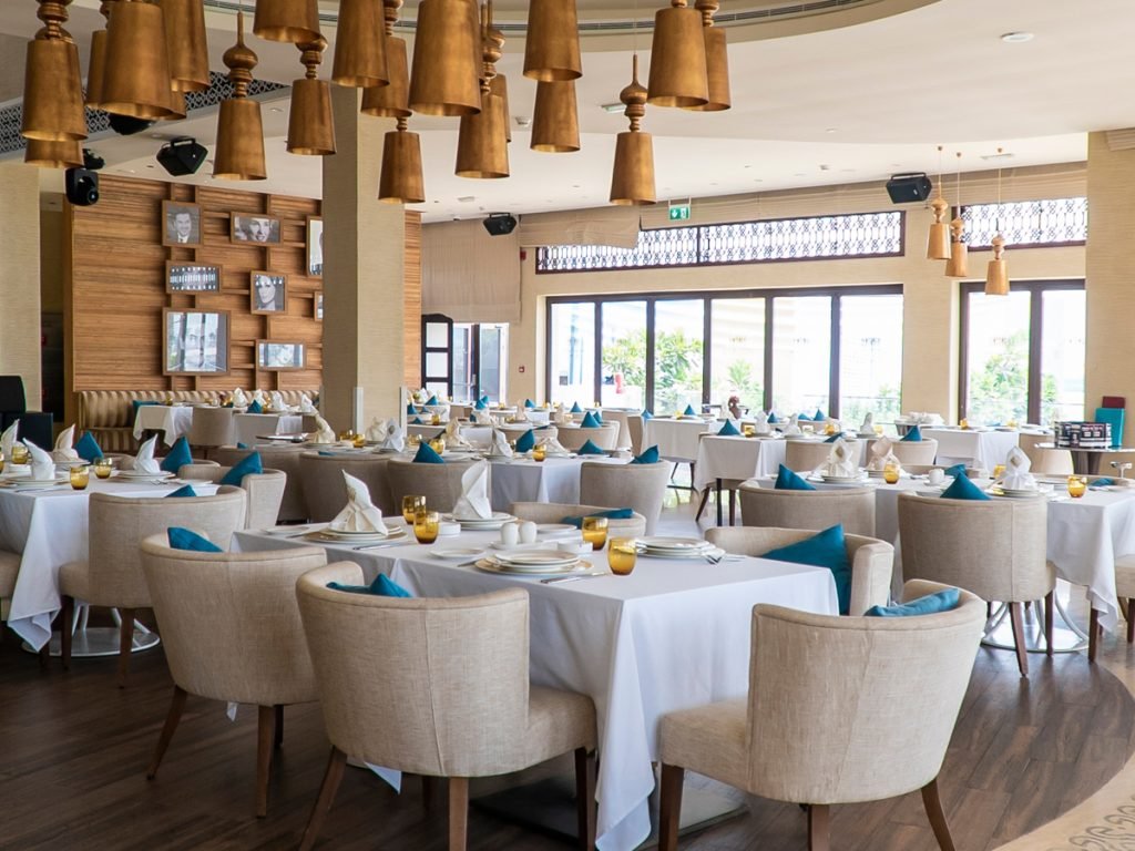 Byblos Sur Mer restaurant in Abu Dhabi, United Arab Emirates