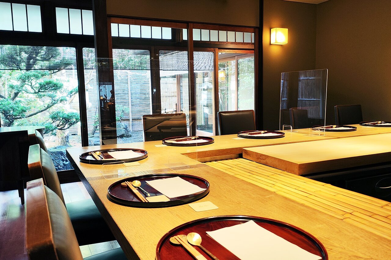 Muromachi Wakuden restaurant in Kyoto, Japan