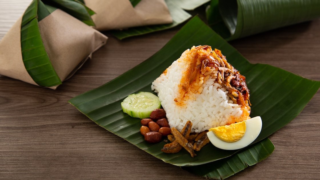 Ali Nasi Lemak Daun Pisang restaurant in George Town, Malaysia