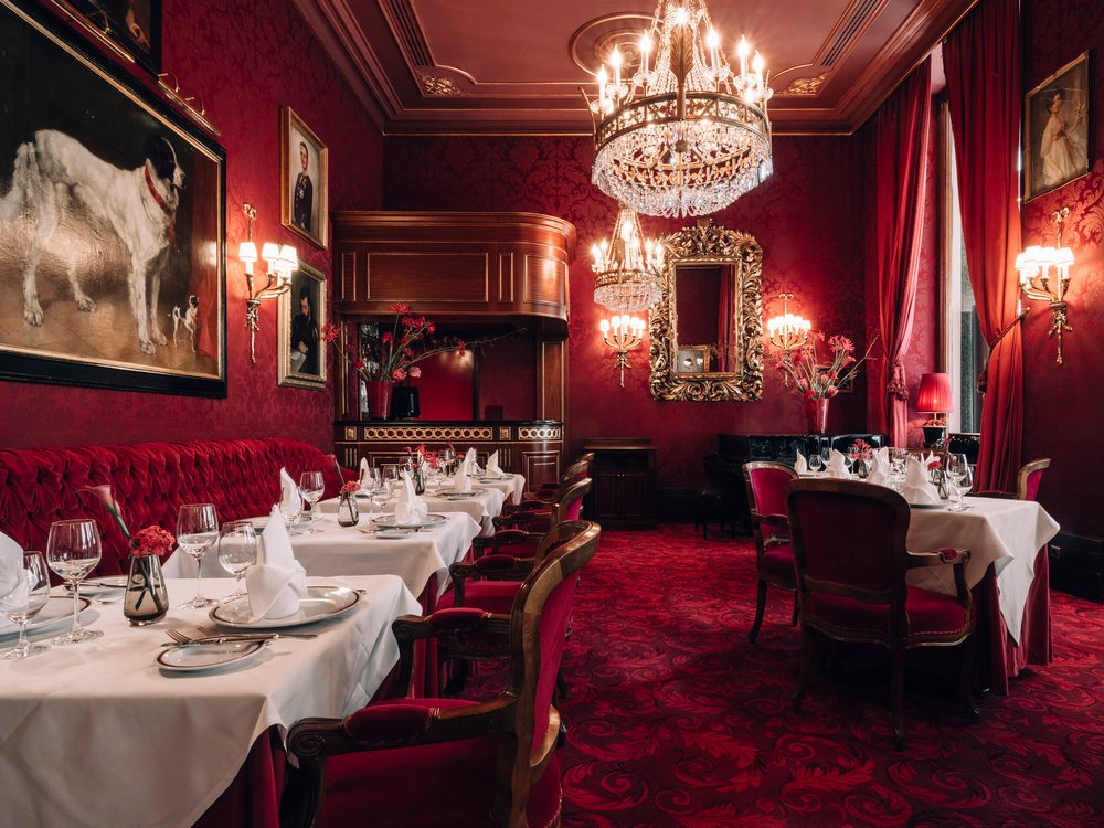 Rote Bar restaurant in Vienna, Austria