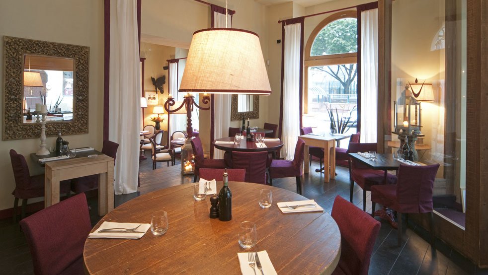 Divinis restaurant in Prague, Czech Republic