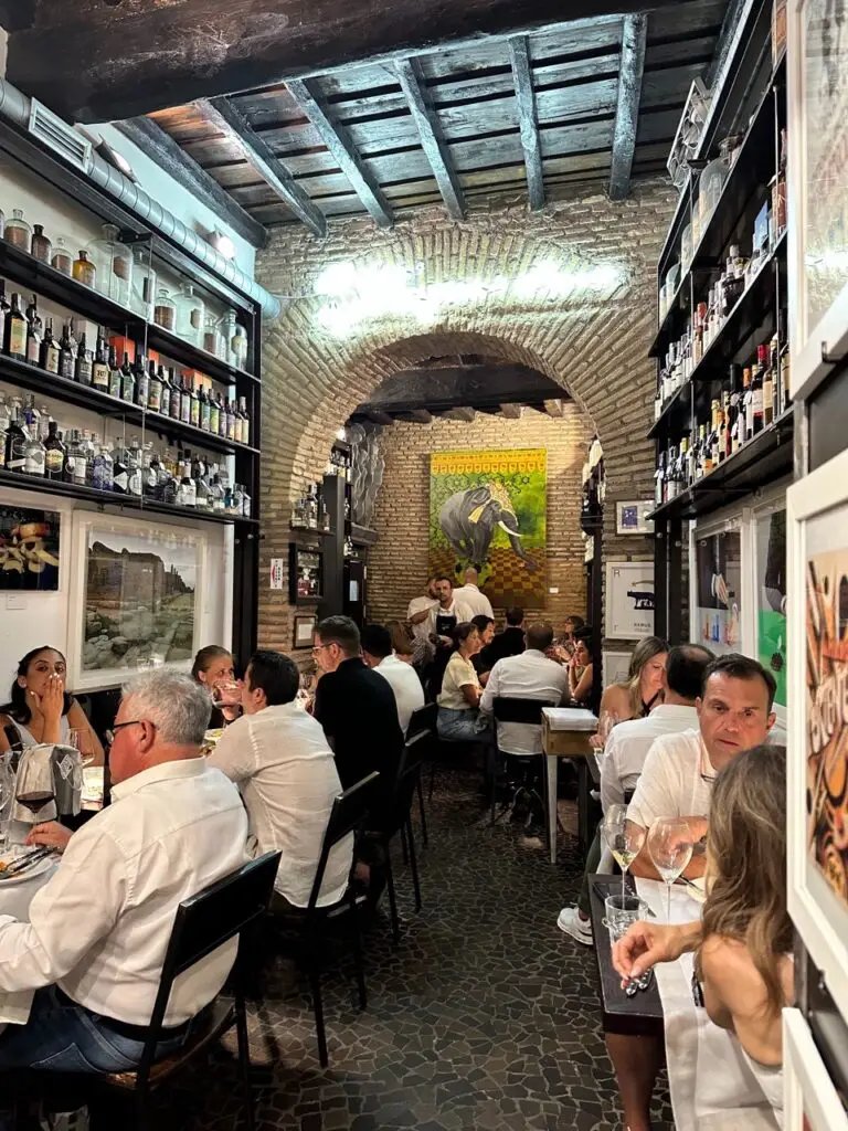 Roscioli restaurant in Rome, Italy