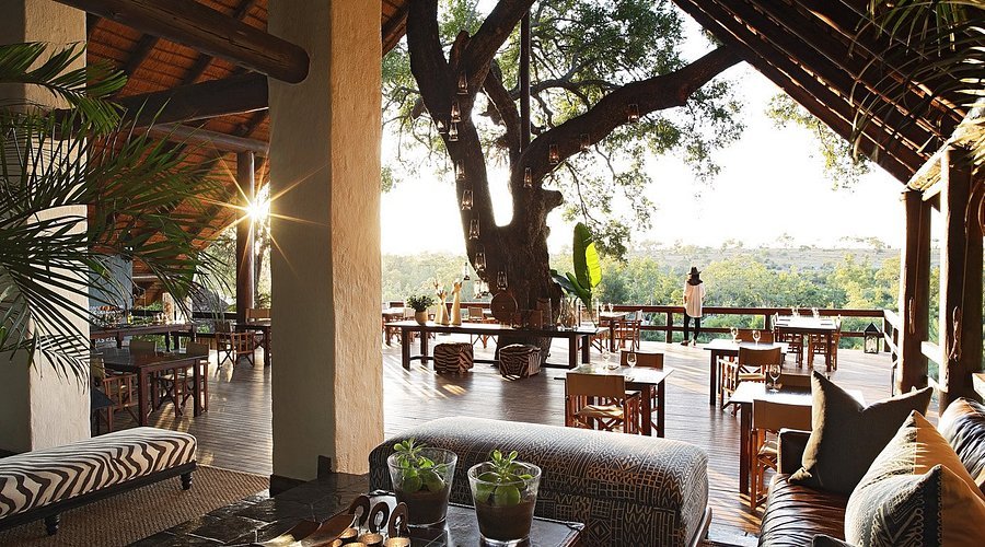 Londolozi Game Reserve restaurant in Kruger National Park, South Africa