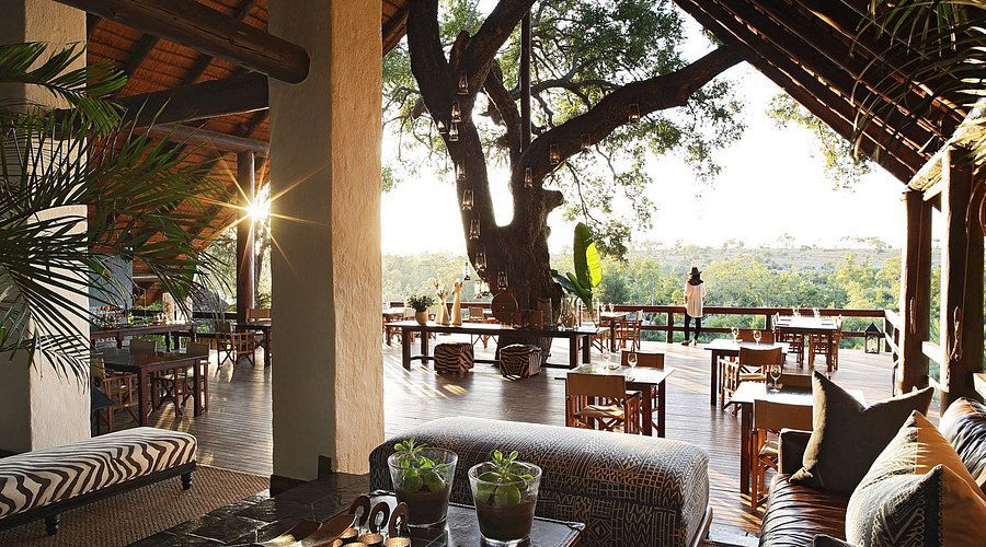 Londolozi Game Reserve restaurant in Kruger National Park, South Africa