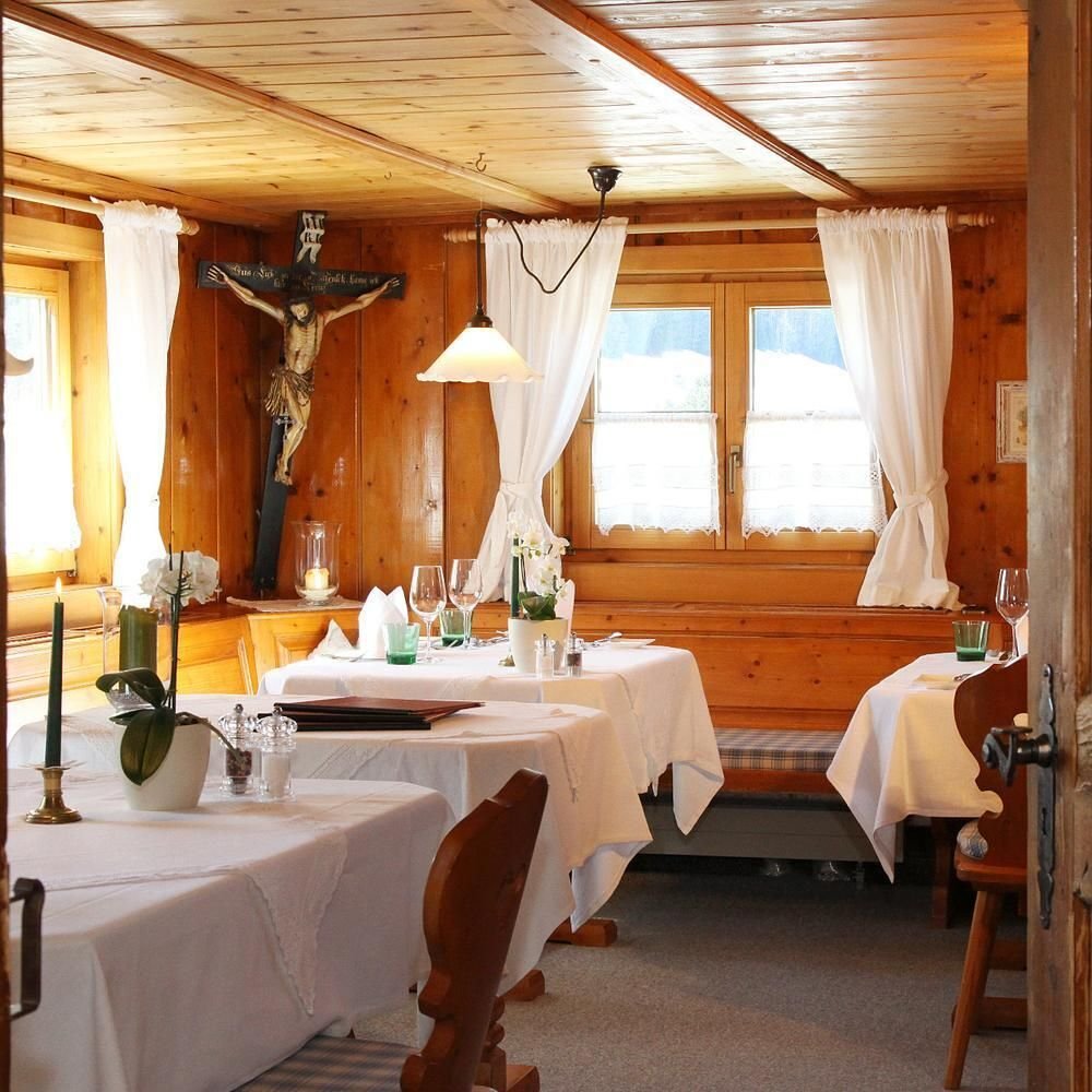 Humbachstube restaurant in Riezlern, Austria