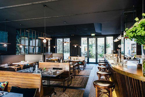 Brasserie Colette Tim Raue restaurant in Berlin, Germany