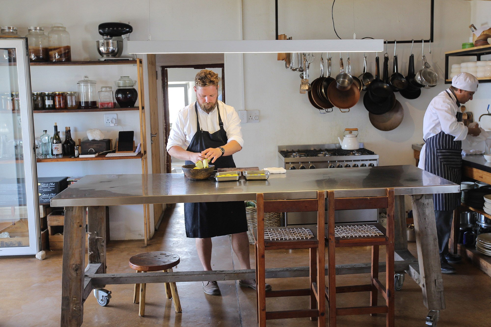 Wolfgat restaurant in Paternoster, South Africa