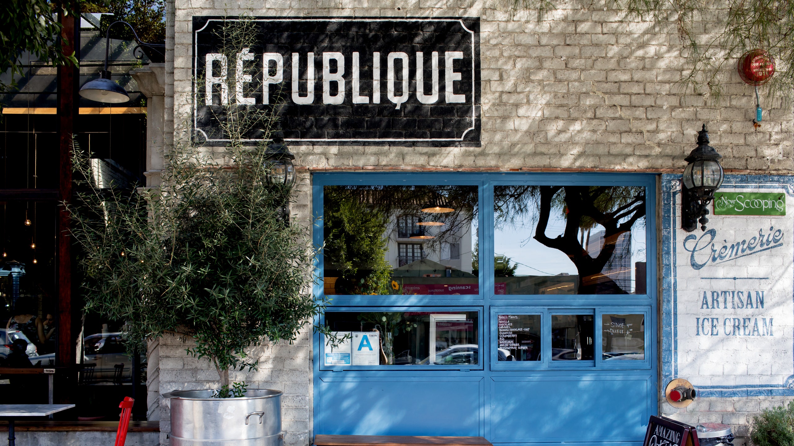 Republique restaurant in Los Angeles, United States