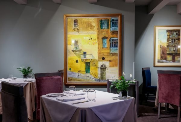 The Xara Palace restaurant in Mdina, Malta