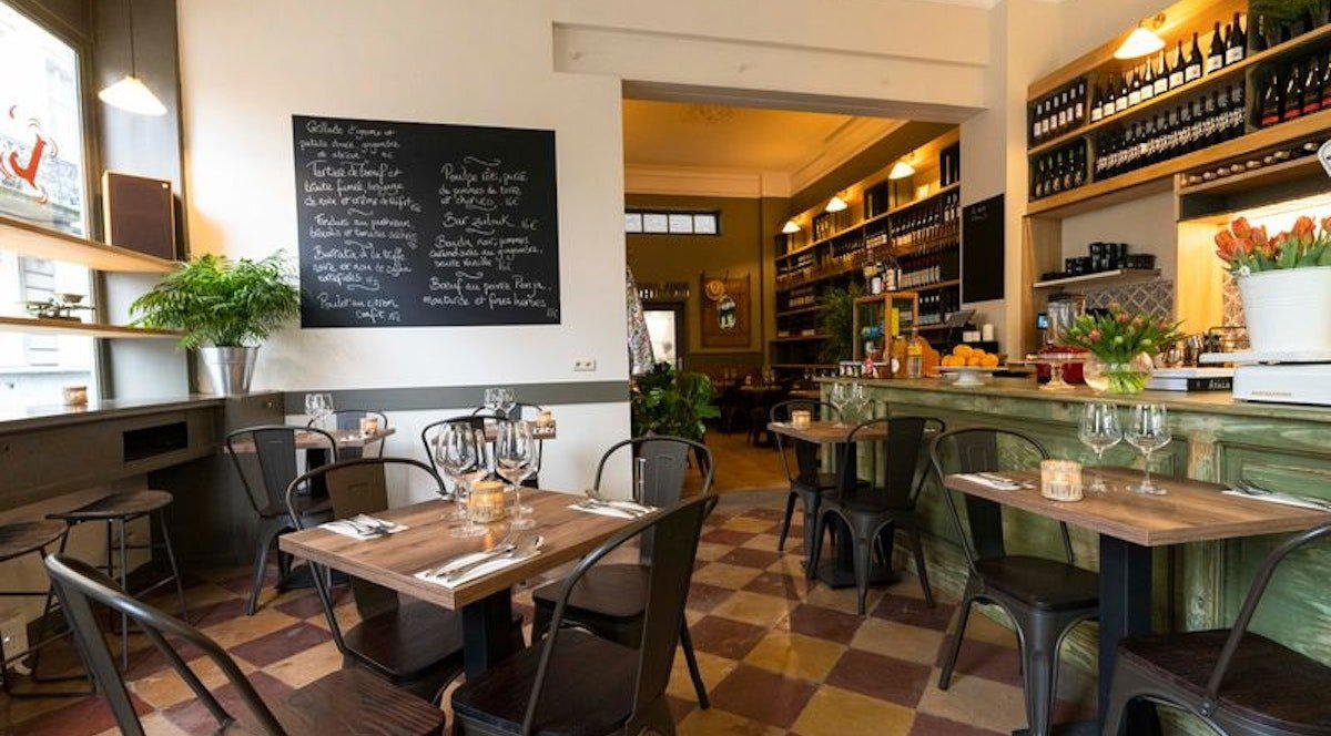 L'épicerie Nomad restaurant in Ixelles, Belgium