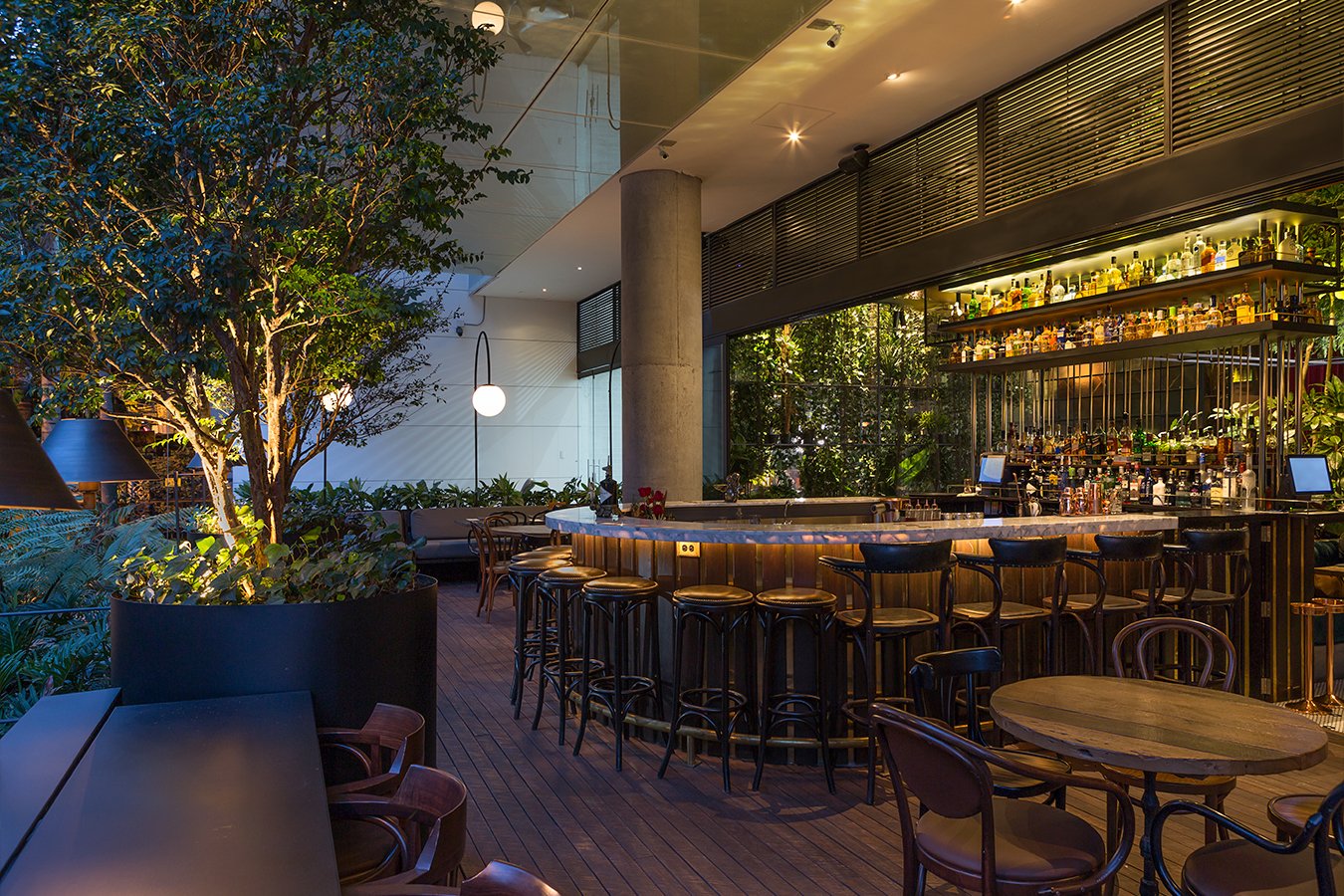 Botánico restaurant in Mexico City, Mexico