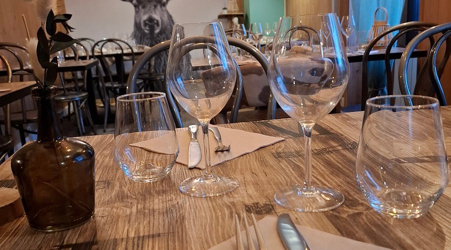 Le Cerf restaurant in Rougemont, Switzerland