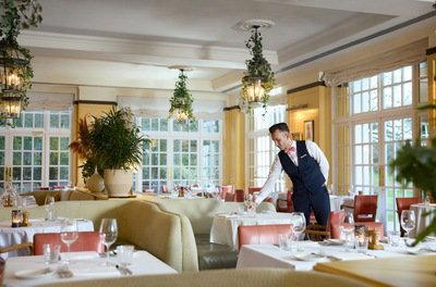 Hoddington Arms restaurant in Upton Grey, United Kingdom