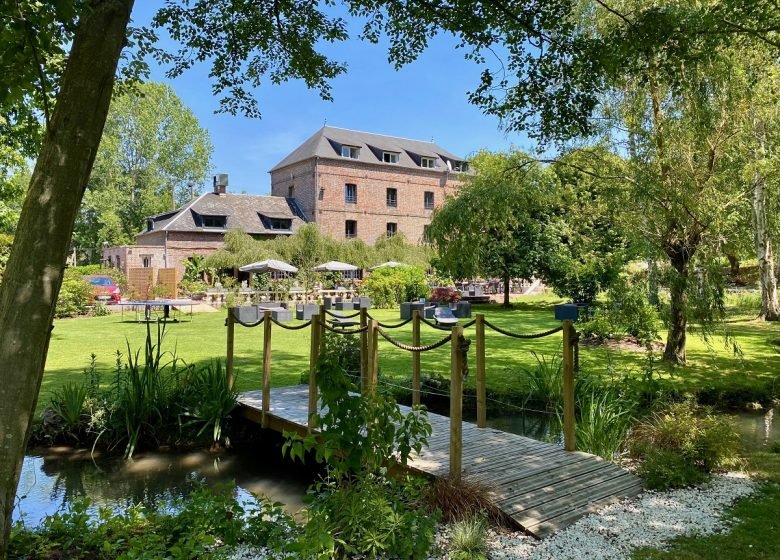 Le Moulin Fouret restaurant in Bernay