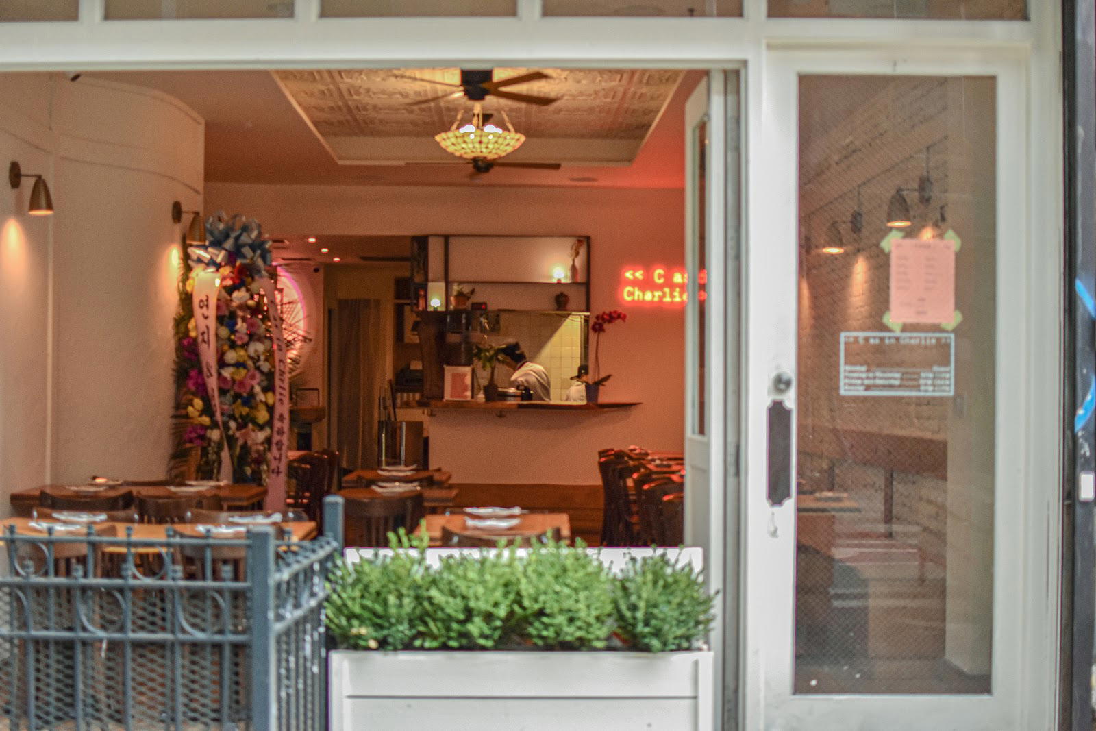 C as in Charlie restaurant in New York City, United States