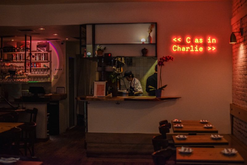 C as in Charlie restaurant in New York City, United States