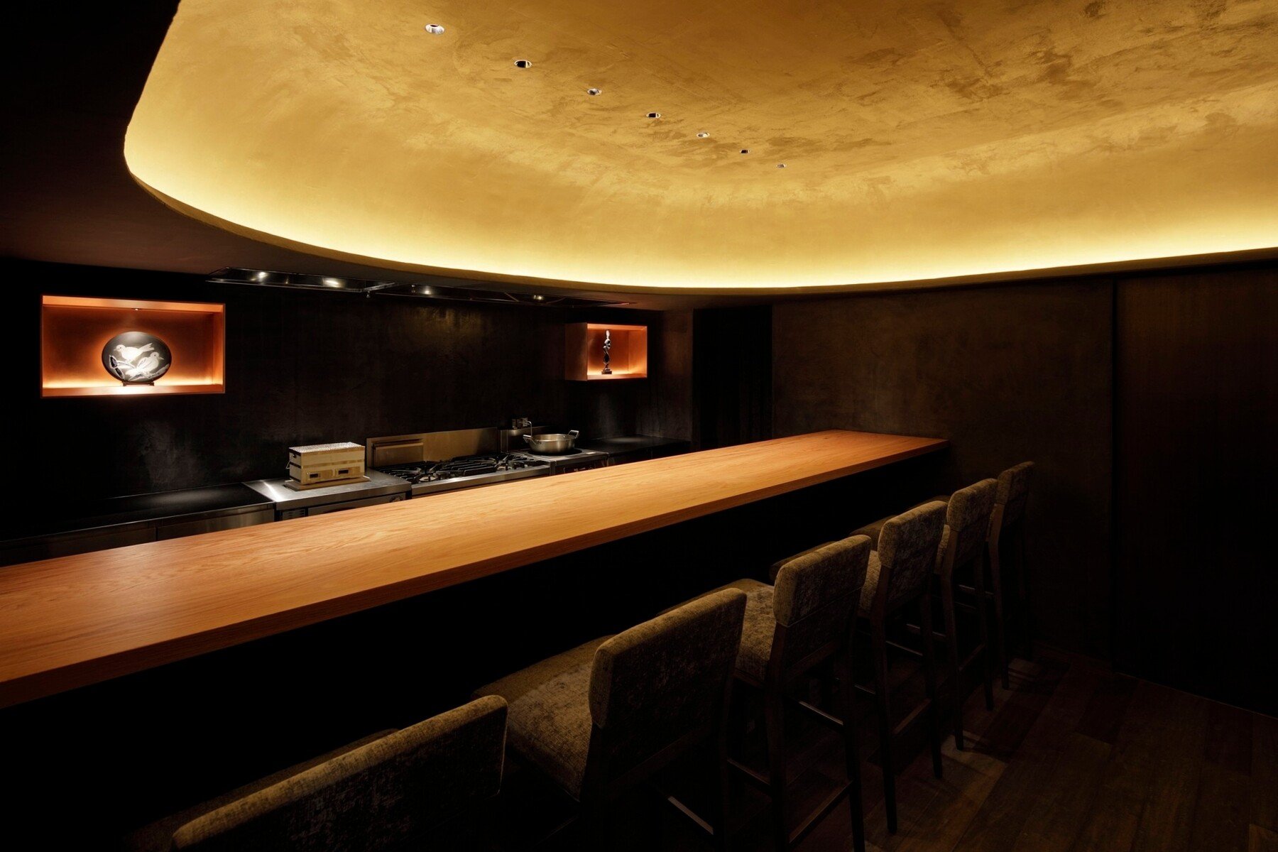 Tempura Taku restaurant in Tokyo, Japan