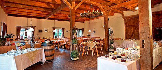Jagstmühle restaurant in Mulfingen, Germany