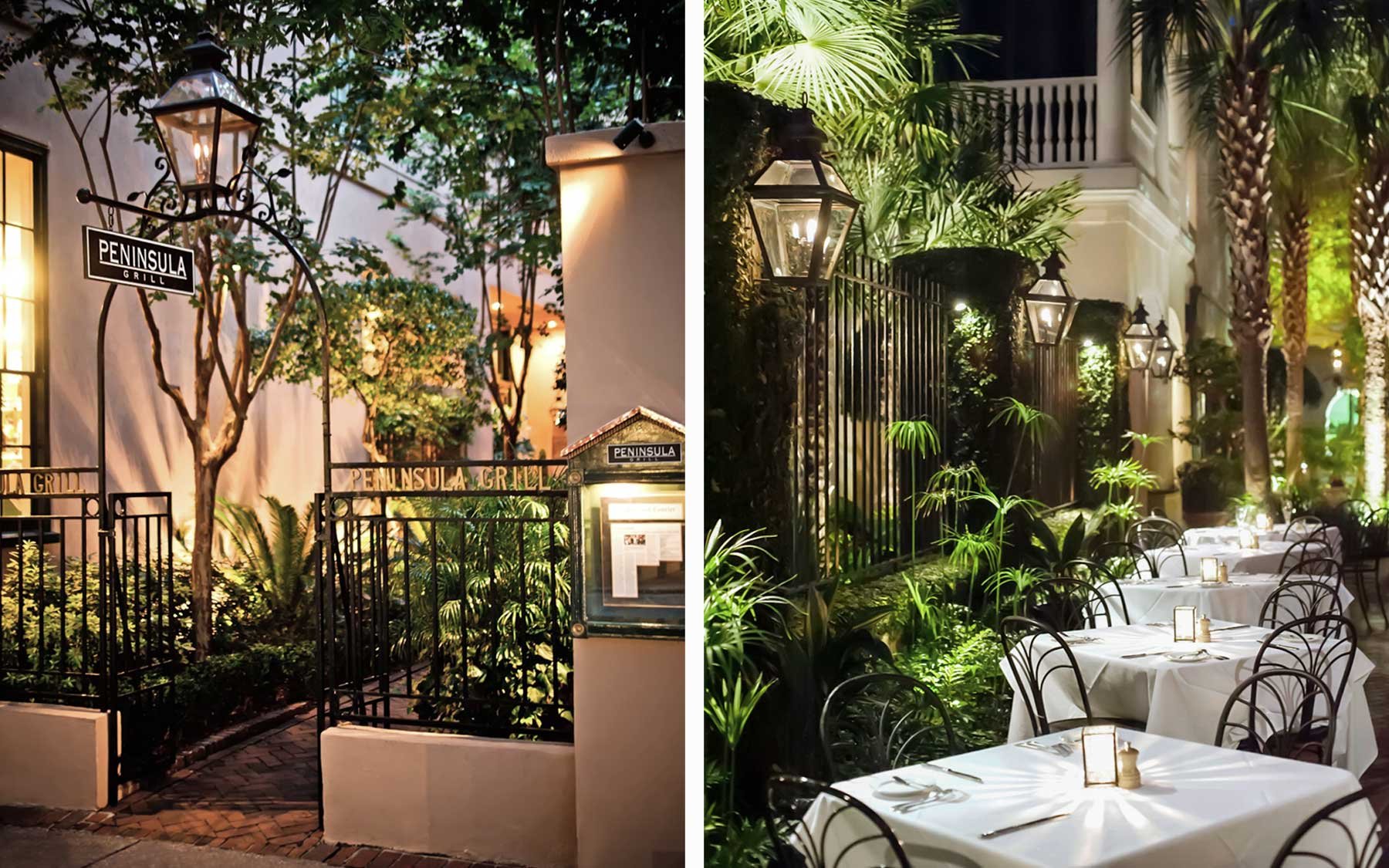 Peninsula Grill restaurant in Charleston