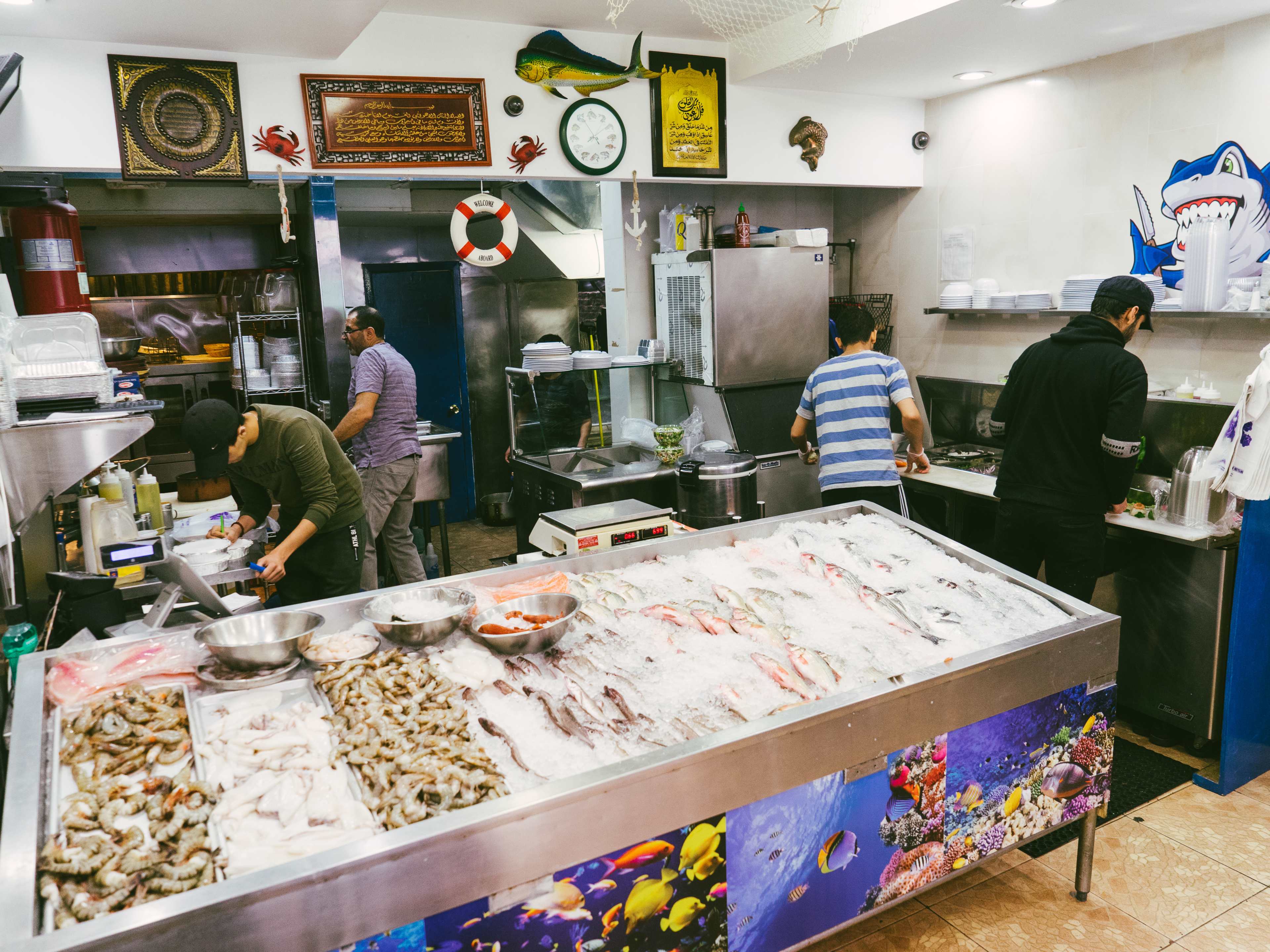 AbuQir Seafood restaurant in New York City, United States