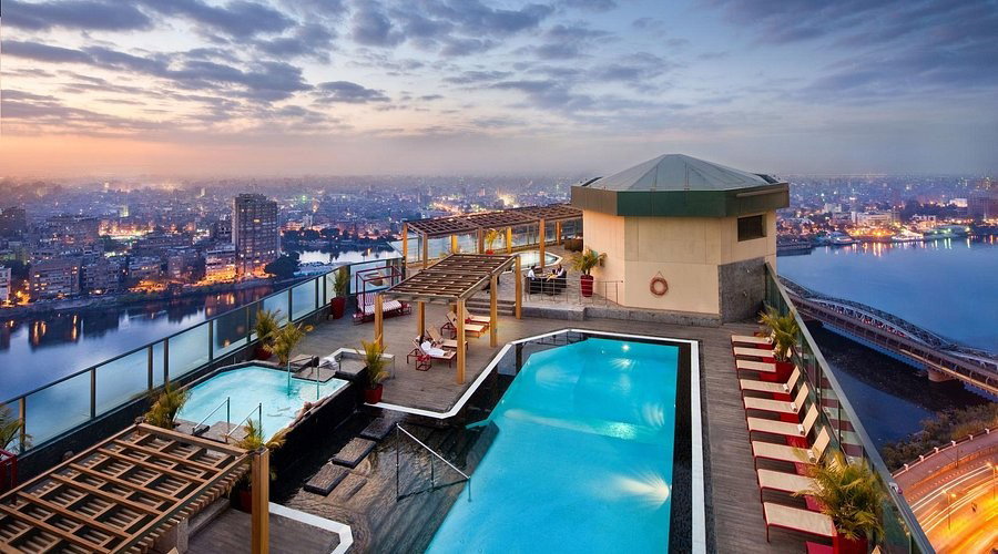 Fairmont Nile City hotel in Cairo, Egypt