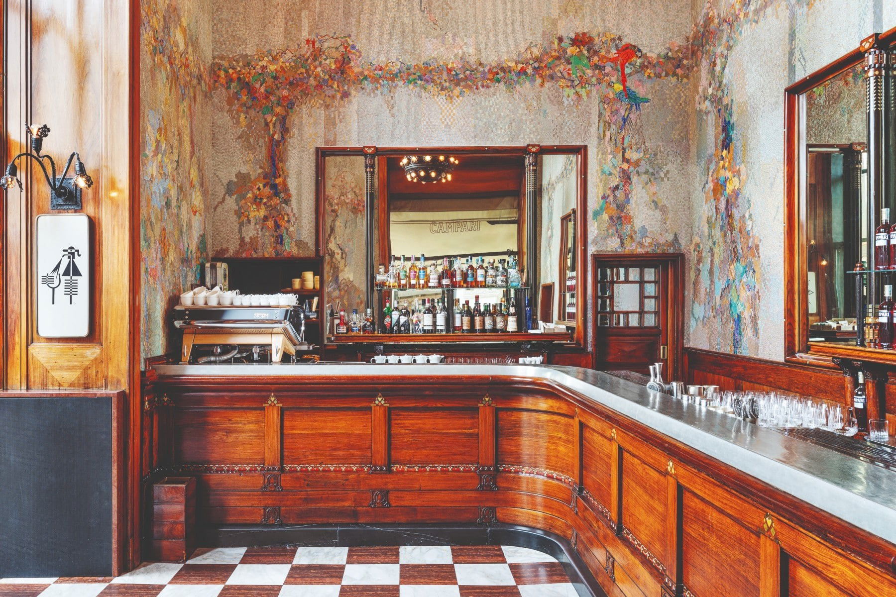 Camparino in Galleria bar in Milan, Italy