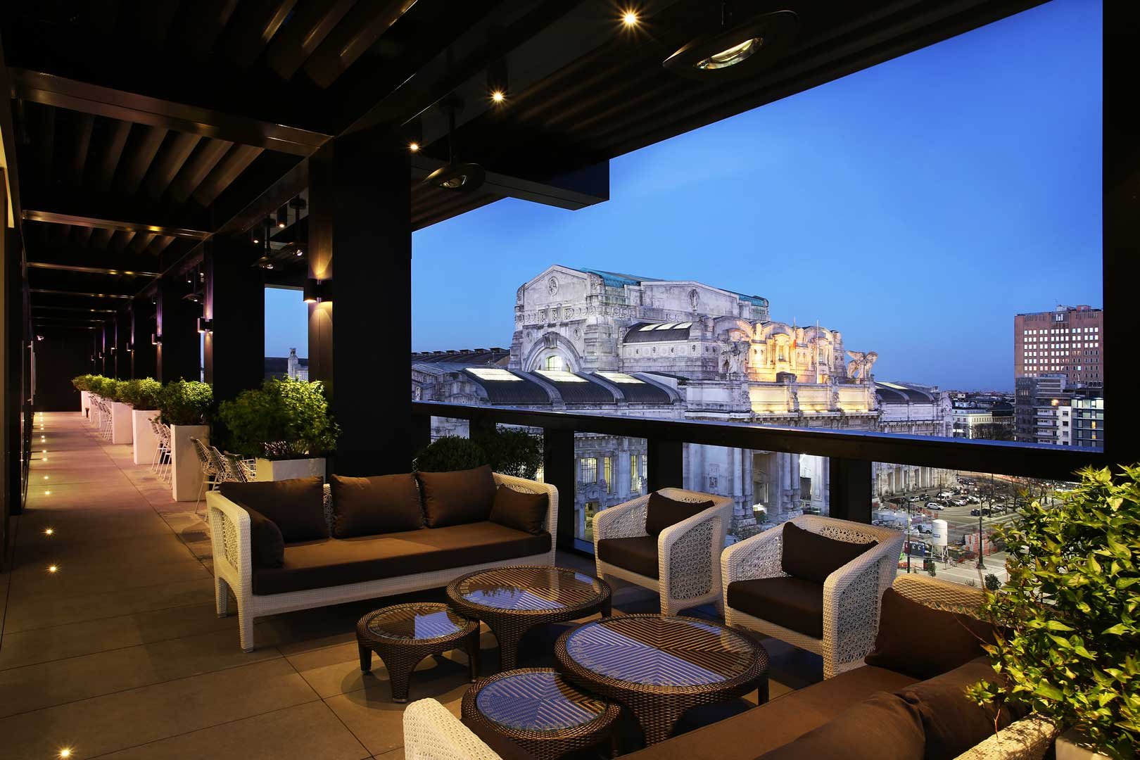 Terrazza Gallia, Restaurant in Milan