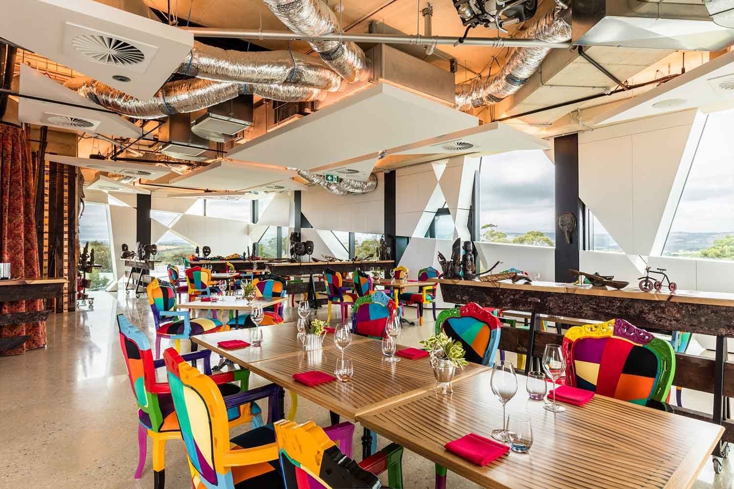 Cube restaurant in Stuttgart, Germany