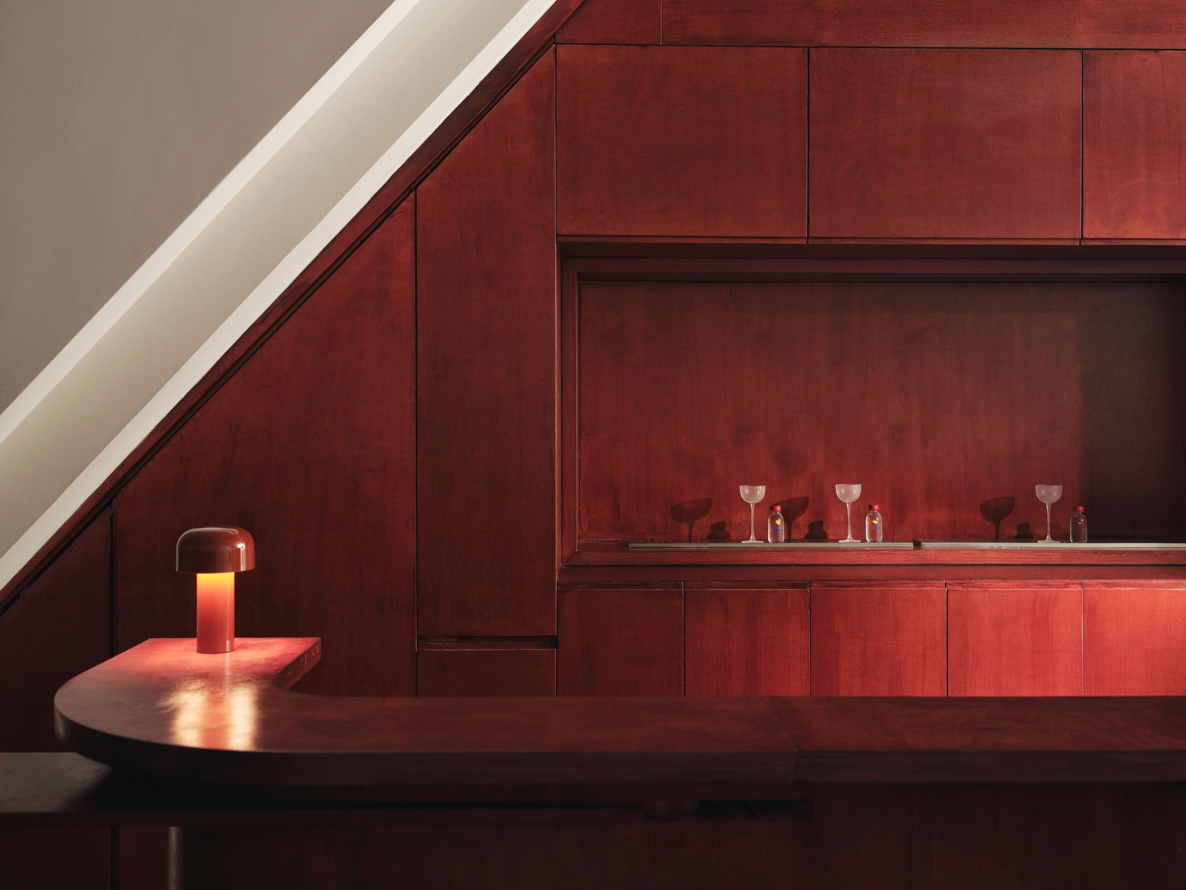 A Bar with Shapes For a Name bar in London