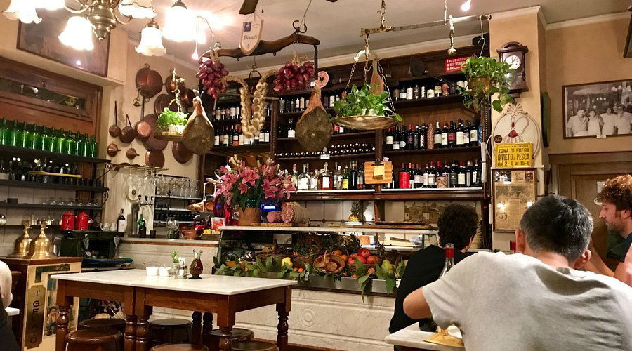 Alla Vecchia Bettola restaurant in Florence, Italy