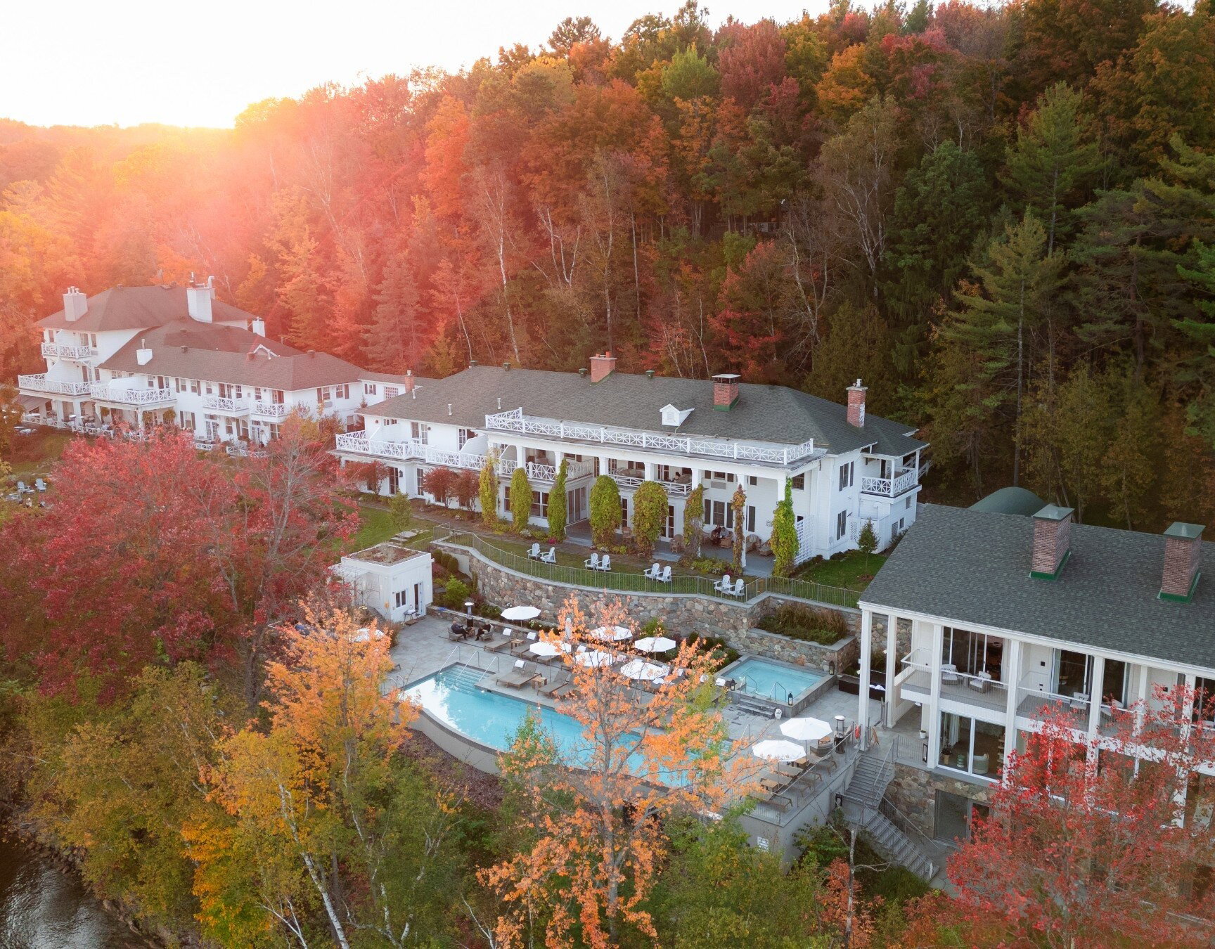 Manoir Hovey hotel in North Hatley, Canada