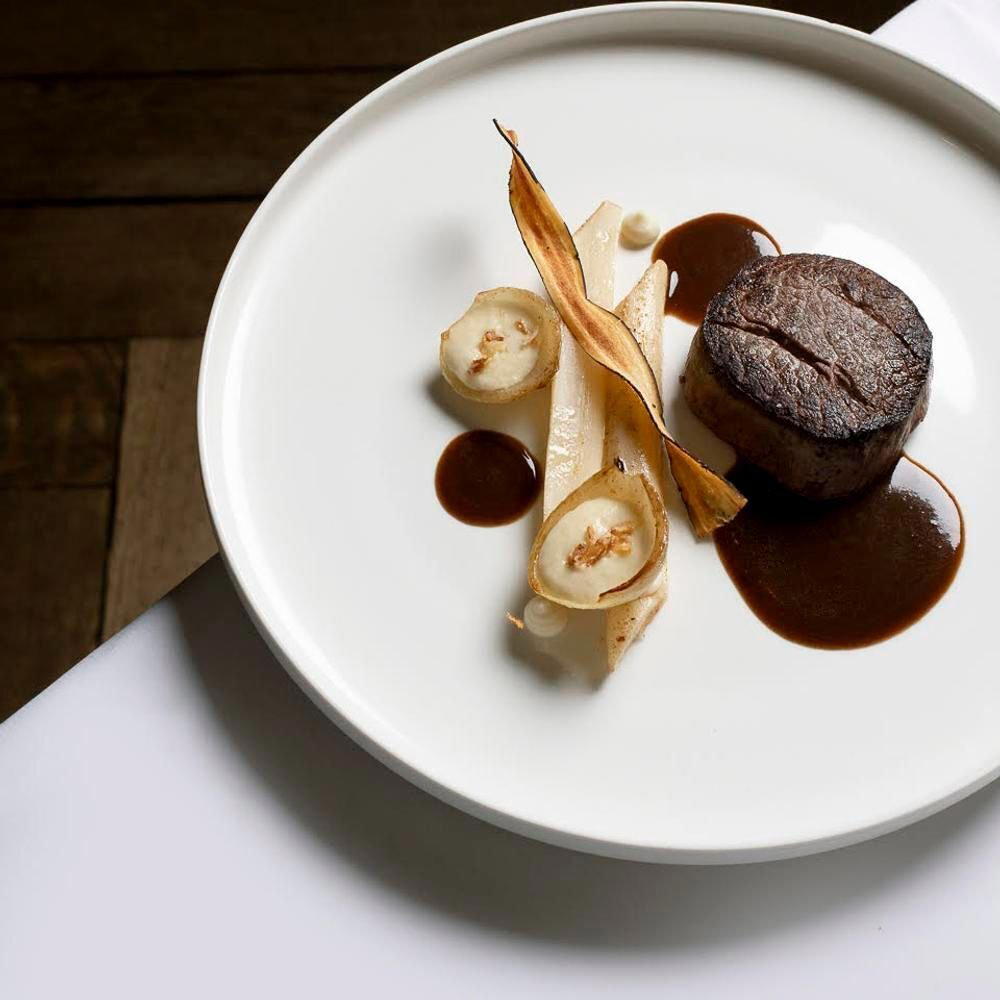 Au Vieux Manoir restaurant in Monthey, Switzerland
