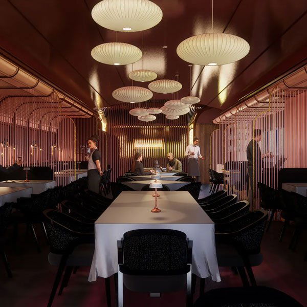 Le Passage restaurant in Uccle, Belgium