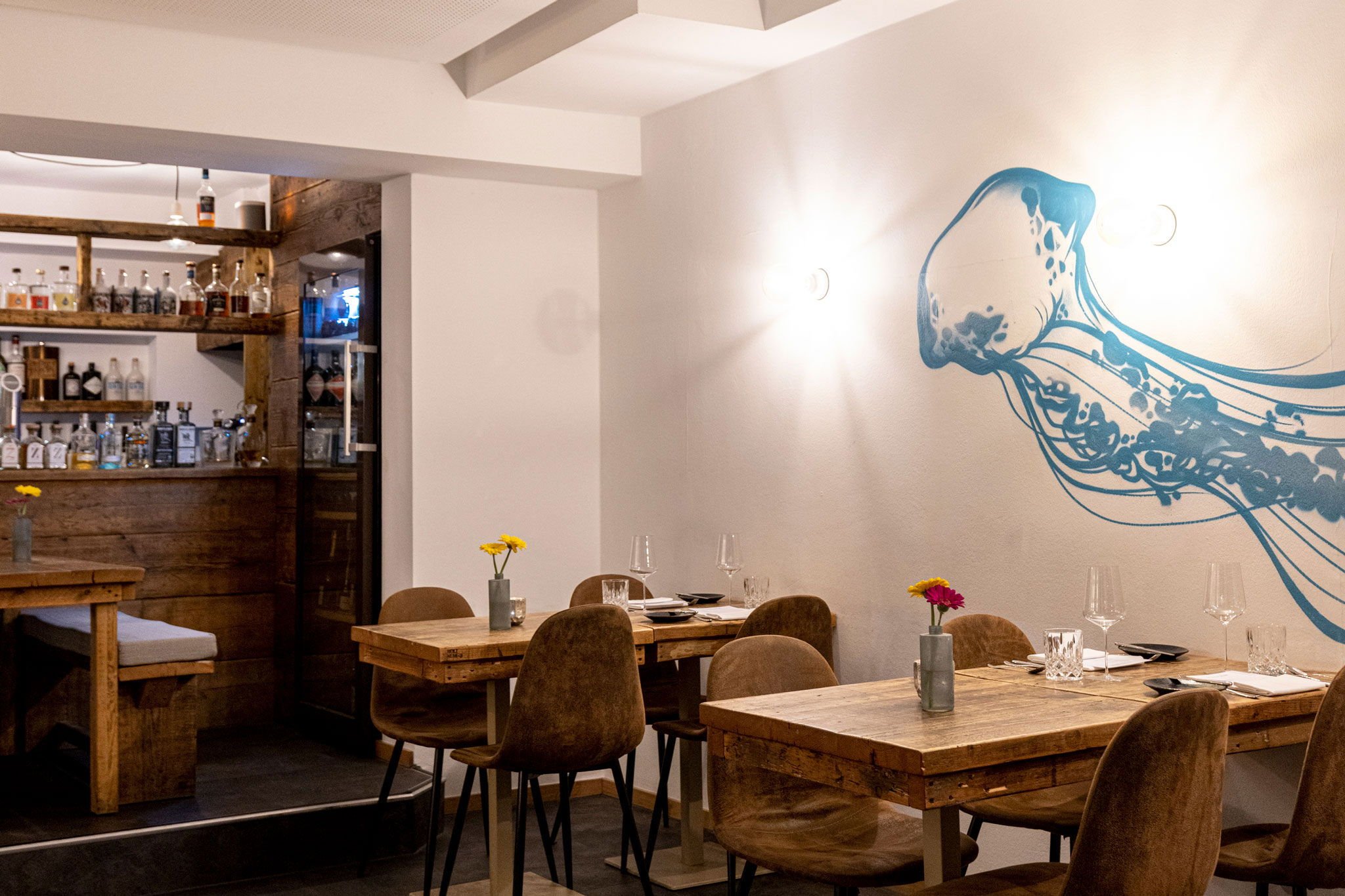 Jellyfish restaurant in Hamburg, Germany