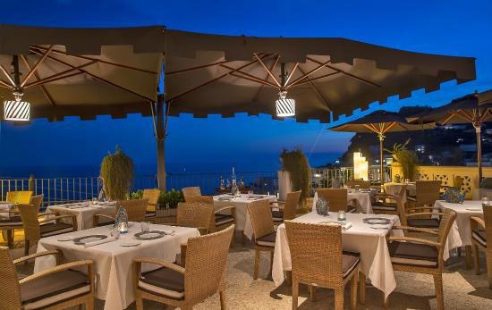 Terrazza Tiberio restaurant in Capri, Italy